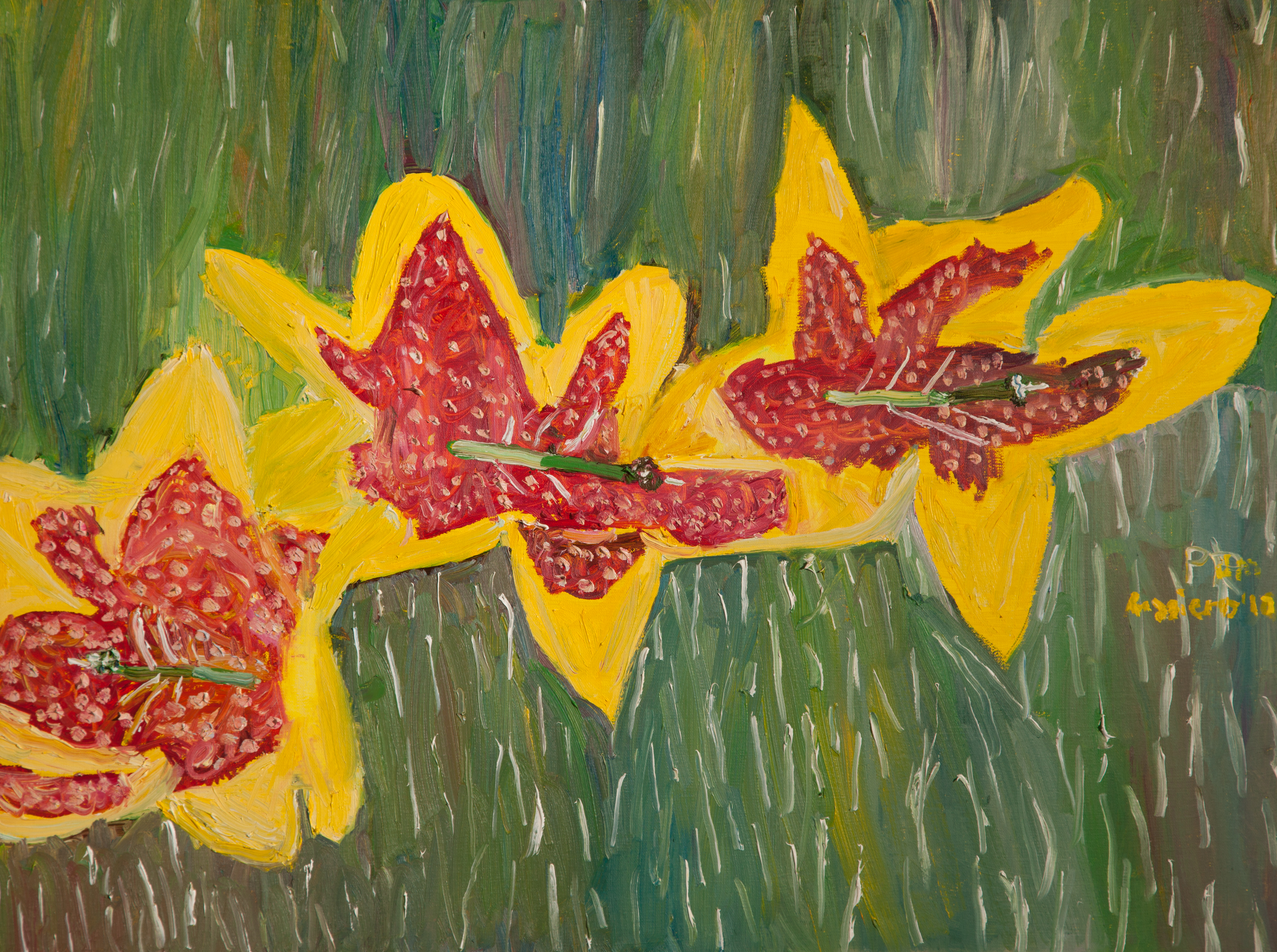 "Red And Yellow Flowers"